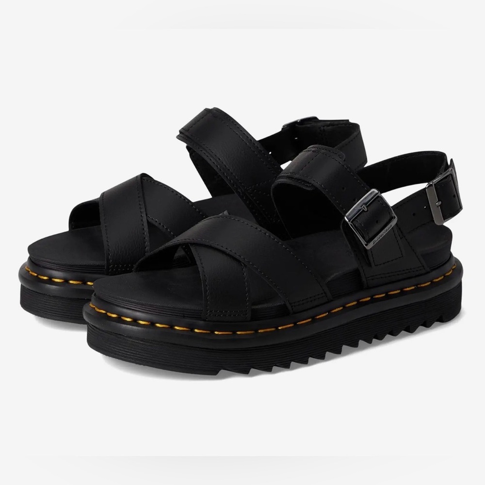 BNWB Dr. Martens Voss II Black Platform Women’s Sandel Size 10